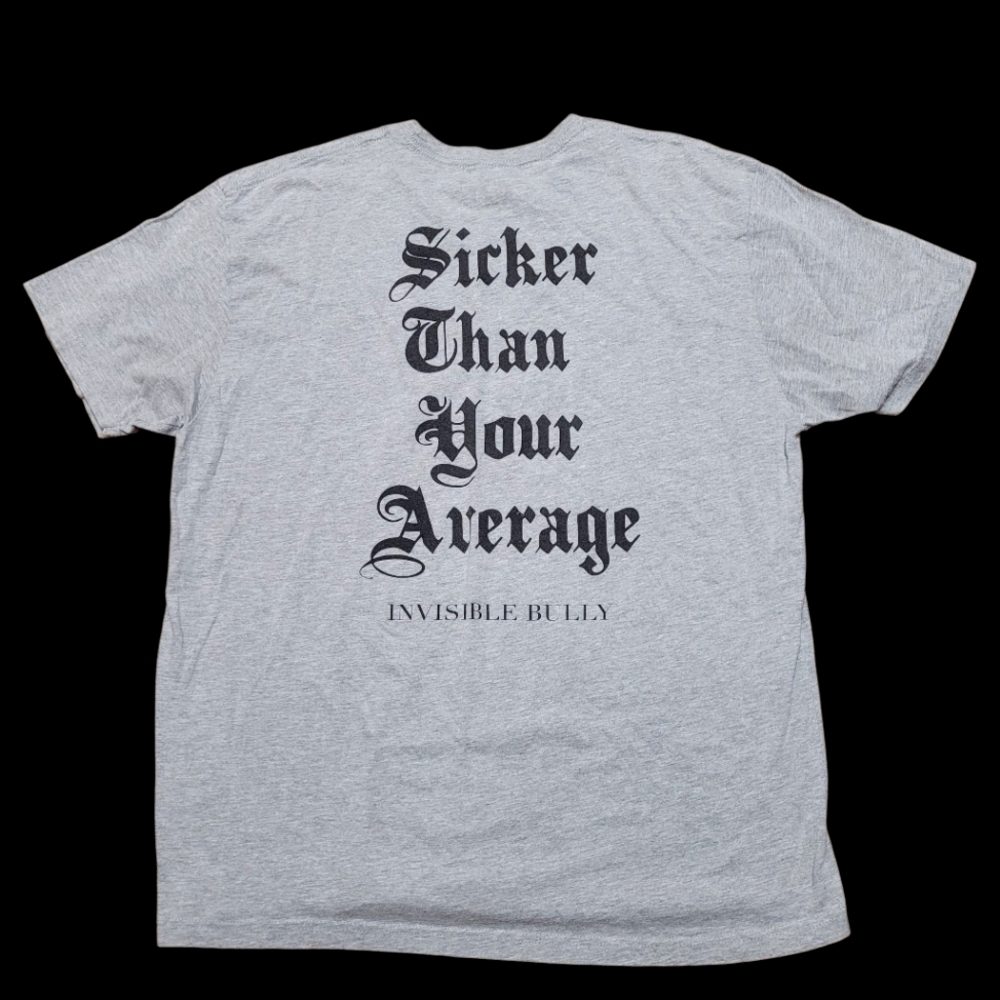 Invisible Bully Men’s Notorious BIG "Sicker than your Average" T-shirt Sz Xl